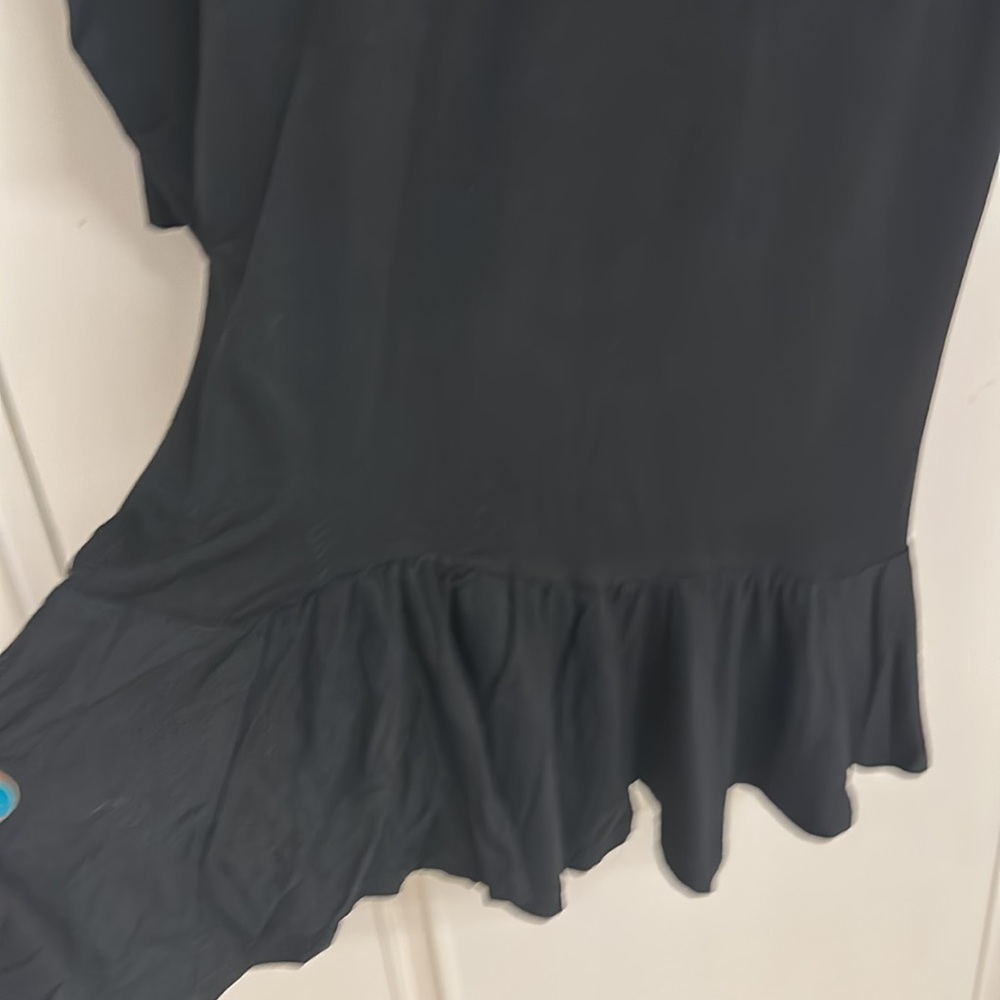 NWOT Hoodie ,long sleeved, asymmetrical dress, stretchy T-shirt dress! Size UK L - Picture 7 of 9